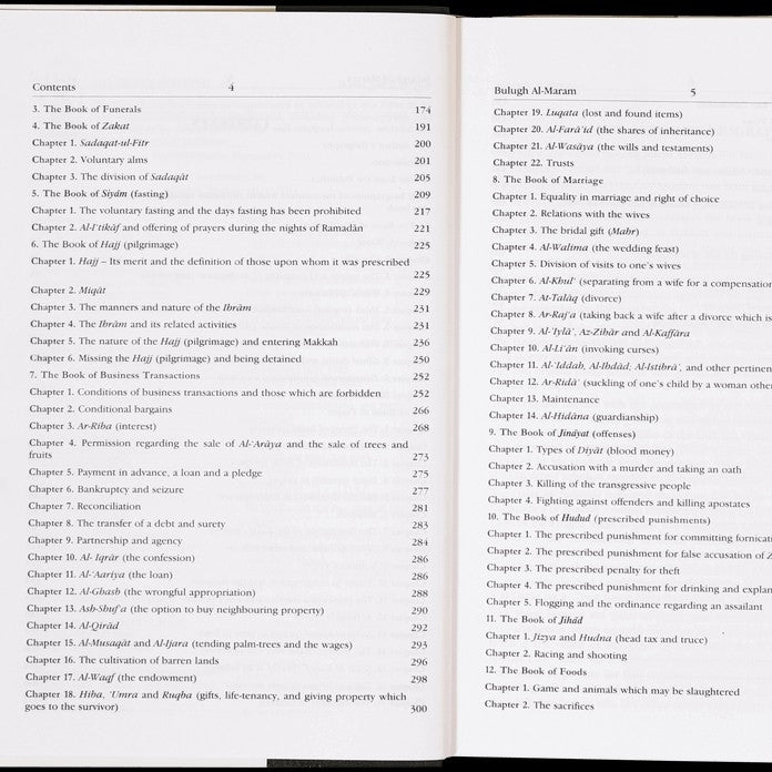 Attainment of Objectives Bulugh Al Maram In English